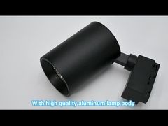 অ্যান্টি গ্লেয়ার COB ট্র্যাক হালকা পোশাকের দোকান 2 ওয়্যার এমবেডেড LED স্পটলাইট