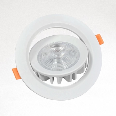 OEM আল্ট্রা পাতলা LED Recessed ডাউনলাইট 5w সামঞ্জস্যযোগ্য কোণ