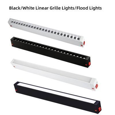220V লিনিয়ার ম্যাগনেটিক LED ট্র্যাক লাইট ডিমিং এমবেডেড / সারফেস মাউন্ট করা