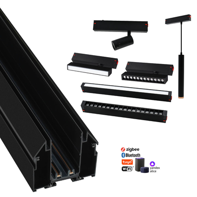 স্মার্ট ম্যাগনেট ট্র্যাক হালকা রেল DC220v টেনশন সিলিং ট্র্যাক রেল