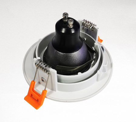 Mr16 G5.3 Gu10 বাল্ব Recessed ডাউনলাইট হাউজিং ডাই কাস্টিং অ্যালুমিনিয়াম হাউজিং