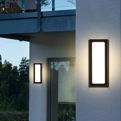 18W 30W আধুনিক LED ওয়াল লাইট AC85-265V আধুনিক আউটডোর স্কোন্সেস কালো