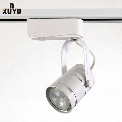 220V Gu10 ট্র্যাক লাইট ফিক্সচার 100 Lm/W ট্র্যাক লাইট হাউজিং
