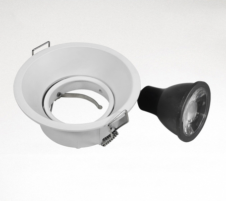হোটেলের জন্য ইউরোপীয় Recessed Mr16 ডাউনলাইট হাউজিং 125 মিমি স্কোয়ার হাউজিং