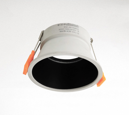 OEM গভীর এন্টি একদৃষ্টি Mr16 Recessed আলো হাউজিং পাউডার আবরণ পৃষ্ঠ